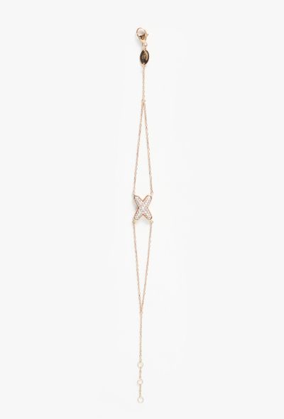 Chaumet 18K Pink Gold & Diamond Jeux de Liens Bracelet - 1