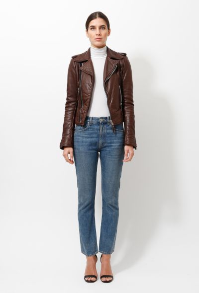 Balenciaga Biker Leather Jacket - 1