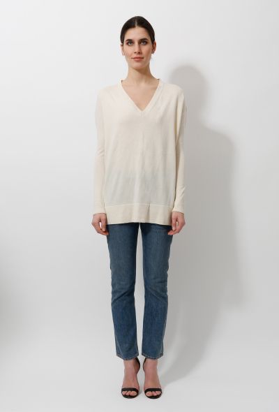 The Row Cashmere Ivory Knit - 2