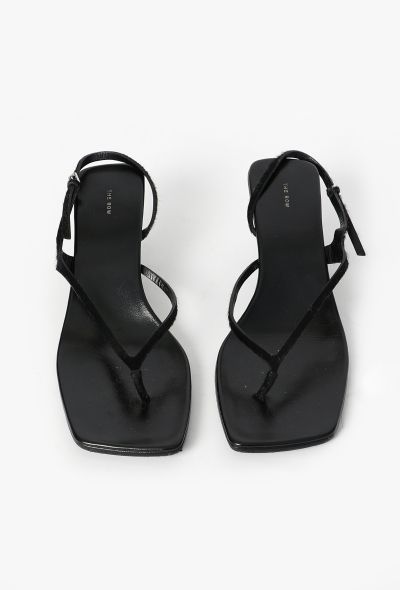The Row S/S 2021 Constance Pony Hair Sandals - 1