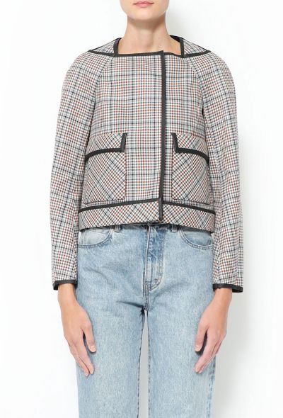 Balenciaga Pre-Fall 2008 Plaid Jacket - 1