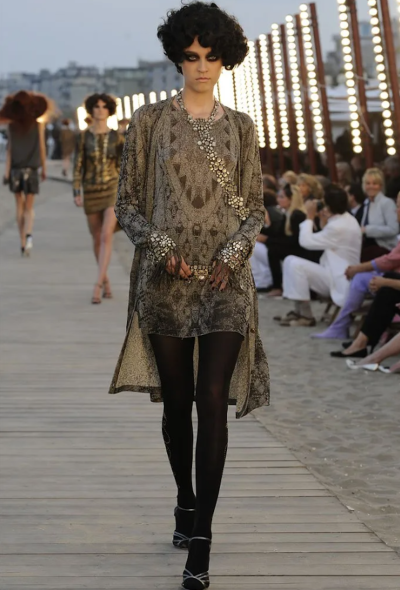 Chanel Resort 2010 Venetian Lamé Cardigan - 2