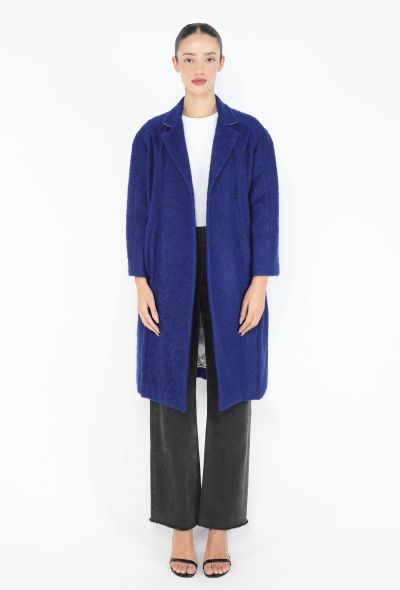 Dior Raf Simons 2014 Mohair Notched Coat - 1