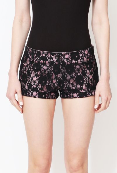 Alexander McQueen F/W 1996 'Dante' Lace Mini Shorts - 1