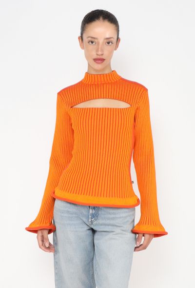 Louis Vuitton F/W 2015 Ribbed Peplum Sweater - 1