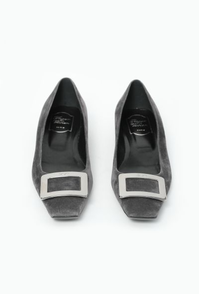 Roger Vivier Suede Trompette Ballerinas - 2