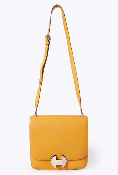 Hermès S/S 2018 Jaune Ambre Evercolor 2002 Bag - 1