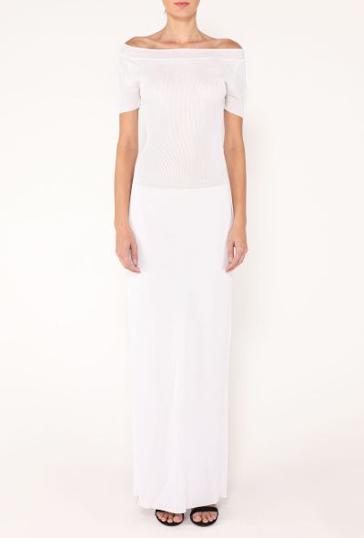 Khaite 2024 Basile Off-Shoulder Dress - 2