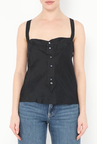 Balenciaga 2002 Silk Halter Top - 1