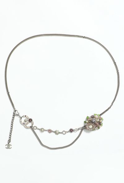 Chanel S/S 2005 Floral 'CC' Chainlink Belt - 1