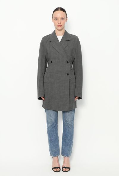 Céline F/W 2017 Belted Crêpe Blazer - 1