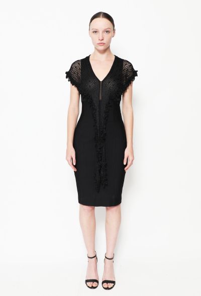 Chanel Crochet Overlay 'CC' Dress - 1