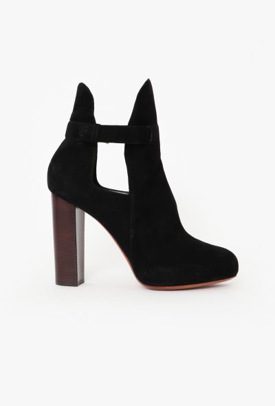 Céline F/W 2010 Suede Ankle Boots - 1