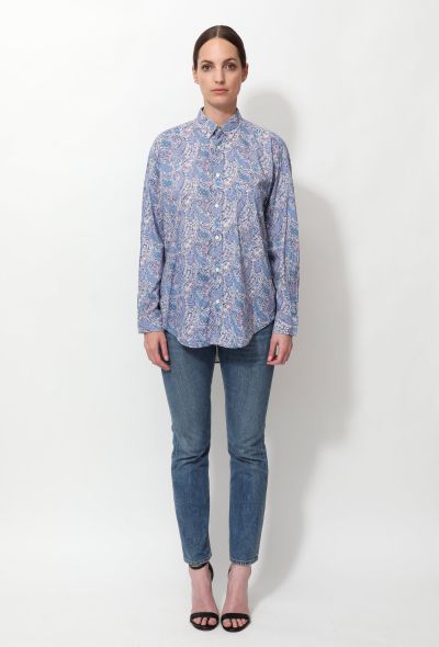 Exquisite Vintage Vintage Cacharel Liberty Paisley Shirt - 1