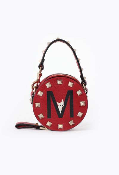 Valentino Rockstud M Round Mini Pouch - 1