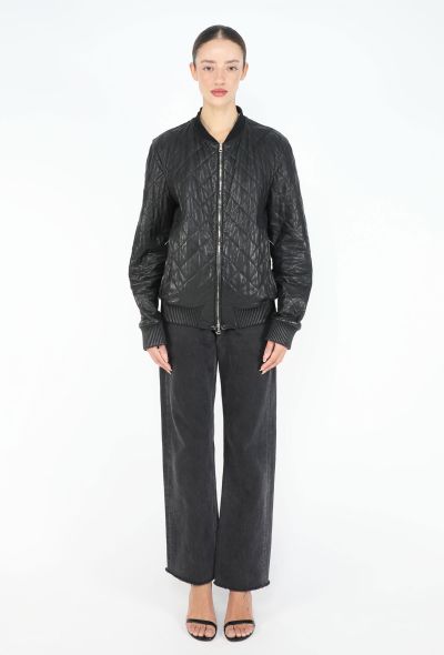 Gucci '90s Leather Bomber Jacket - 2