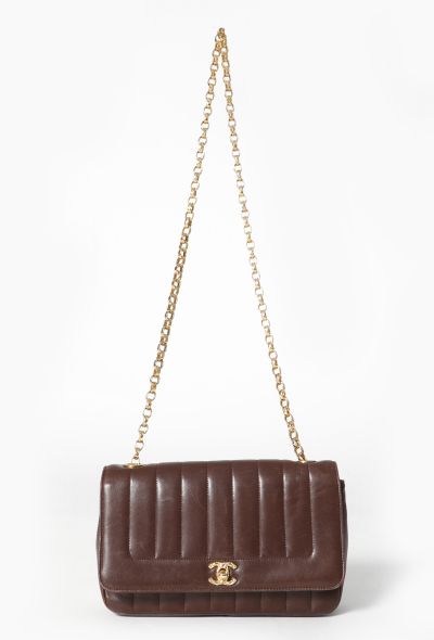 Chanel '80s Vertical Quilted Flap Bag - 1