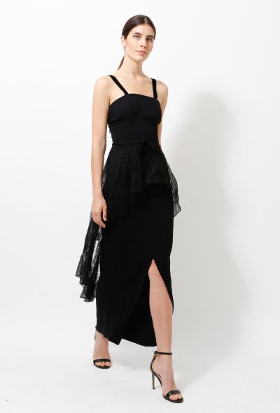 Vintage Lace Evening Dress - 1