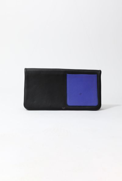 Céline Bicolor Fold Over Clutch - 1