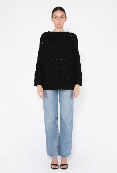 Valentino Cable-Knit Wool Sweater, 2022 - 2