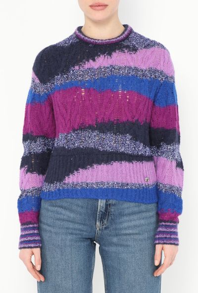 Chanel 2022 Iridescent Intarsia Sweater - 1