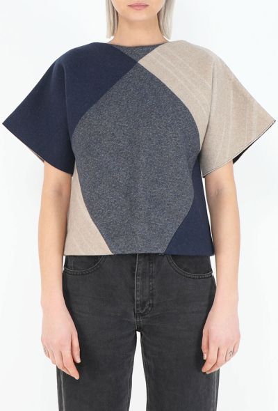 Céline Fall 2013 Harlequin Cashmere Top - 2