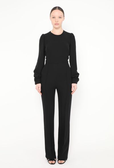 Valentino F/W 2012 Pleated Silk Jumpsuit - 1