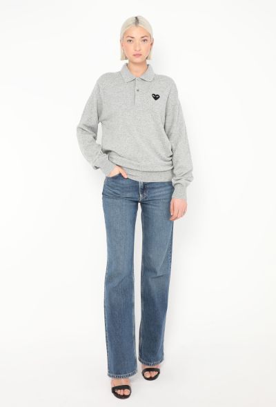 Comme des Garçons 2007 Logo Knit Polo - 2