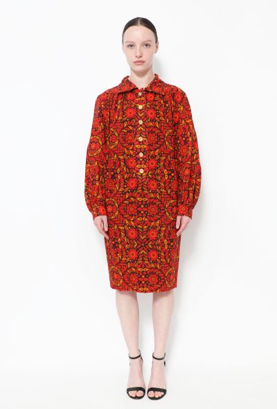 Saint Laurent Early '90s Floral Print Tunic - 1