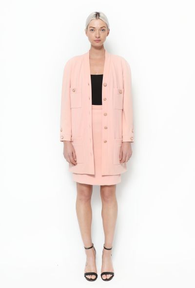 Chanel RARE '90s Crêpe 'CC' Ensemble - 1