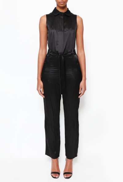 Saint Laurent 2010 'Edition 24' Belted Silk Jumpsuit - 2