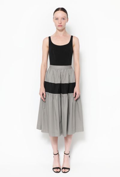 Saint Laurent Late '70s Cotton Peasant Skirt - 1