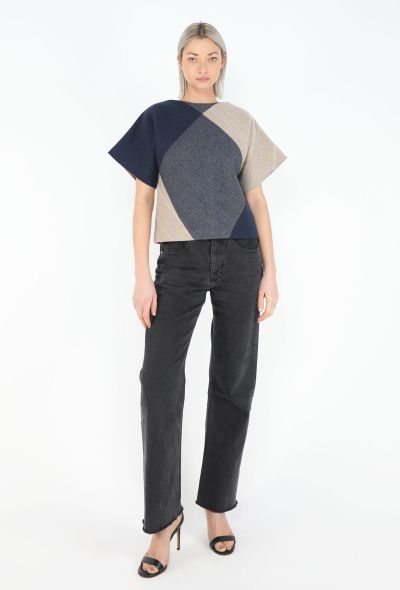 Céline Fall 2013 Harlequin Cashmere Top - 1