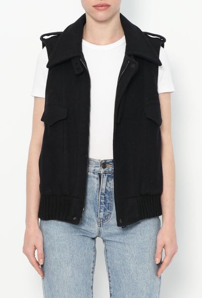 Balenciaga F/W 2002 Padded Bomber Vest - 1