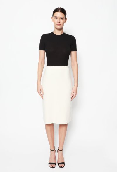 Bottega Veneta 2021 Ivory Wool Skirt - 1