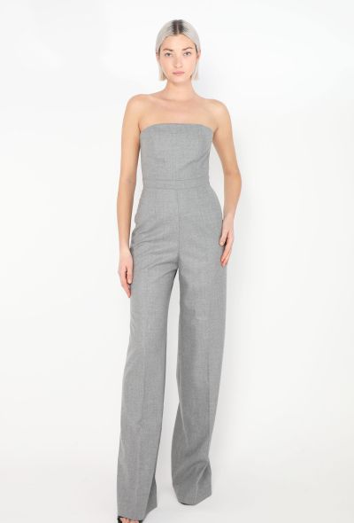 Pleated Bustier Jumpsuit - 1