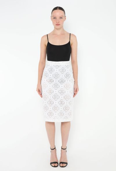 Alexander McQueen 2019 Crochet Lace Skirt - 1