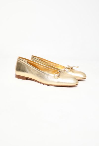 Manolo Blahnik 2023 Metallic Veralli Ballerina Flats - 2