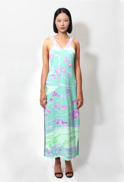 Leonard Floral Print Slip Dress - 1