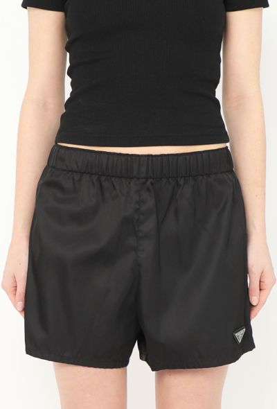 Prada 2019 Re-Nylon Logo Shorts - 1