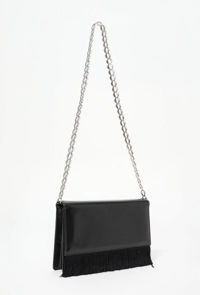 Dior 1997 Patent Fringed Chainlink Bag - 2