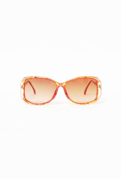 Christian Dior Vintage Graphic Frame Sunglasses - 1