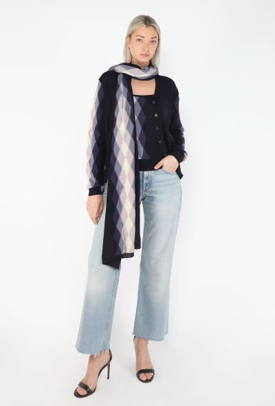 Chloé 3-Piece Argyle Ensemble, Fall 2000 - 1