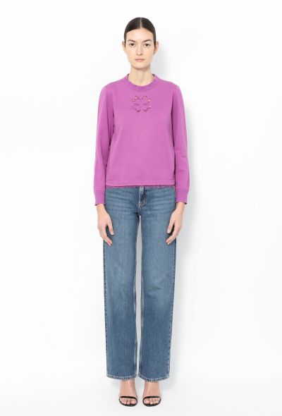 Chanel 2019 Embroidered Clover Sweatshirt - 2