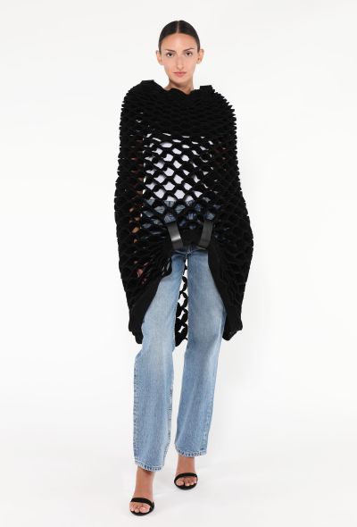 Junya Watanabe RARE F/W 2015 Honeycomb Poncho - 1