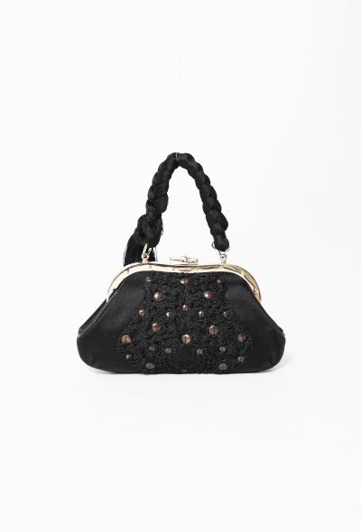 Gucci Early 2000s Satin Tassel Bag - 1
