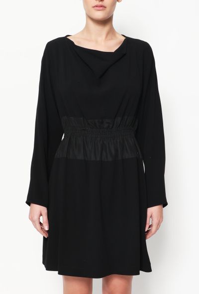 Balenciaga Cinched Silk Crêpe Dress - 2