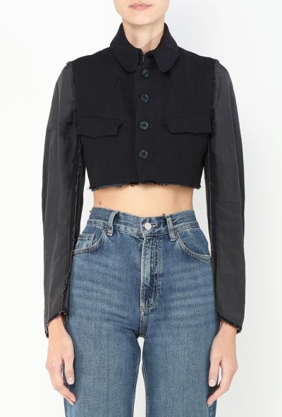 Comme des Garçons Re-Edition 2002 Distressed Cropped Jacket - 1
