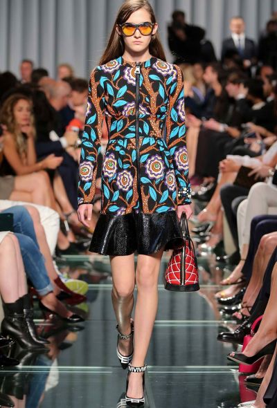 Louis Vuitton Resort 2015 Graphic Floral Dress - 2