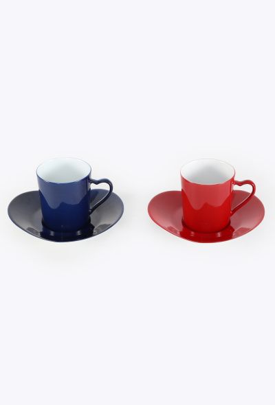 Saint Laurent Vintage Porcelain Heart Espresso Set - 2